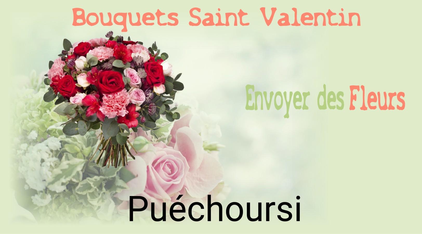 Roses de Saint-Valentin livrées à Puéchoursi